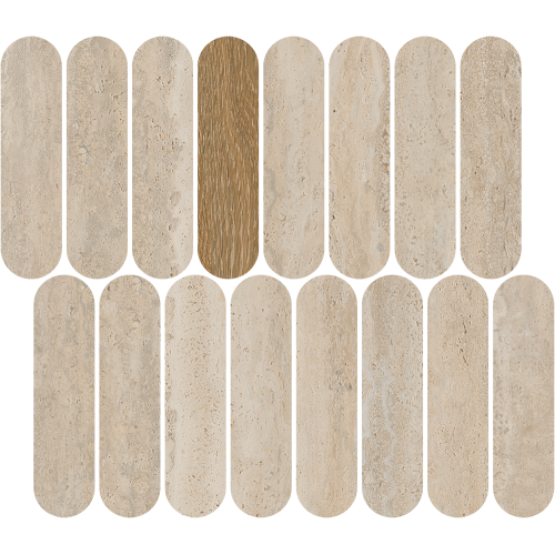 Paris Mosaico Passy Natural Plytelės